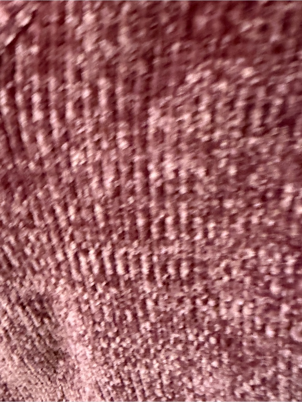 Orvis Chenille V-Neck Sweater in Dusty Rose - Picture 2 of 4